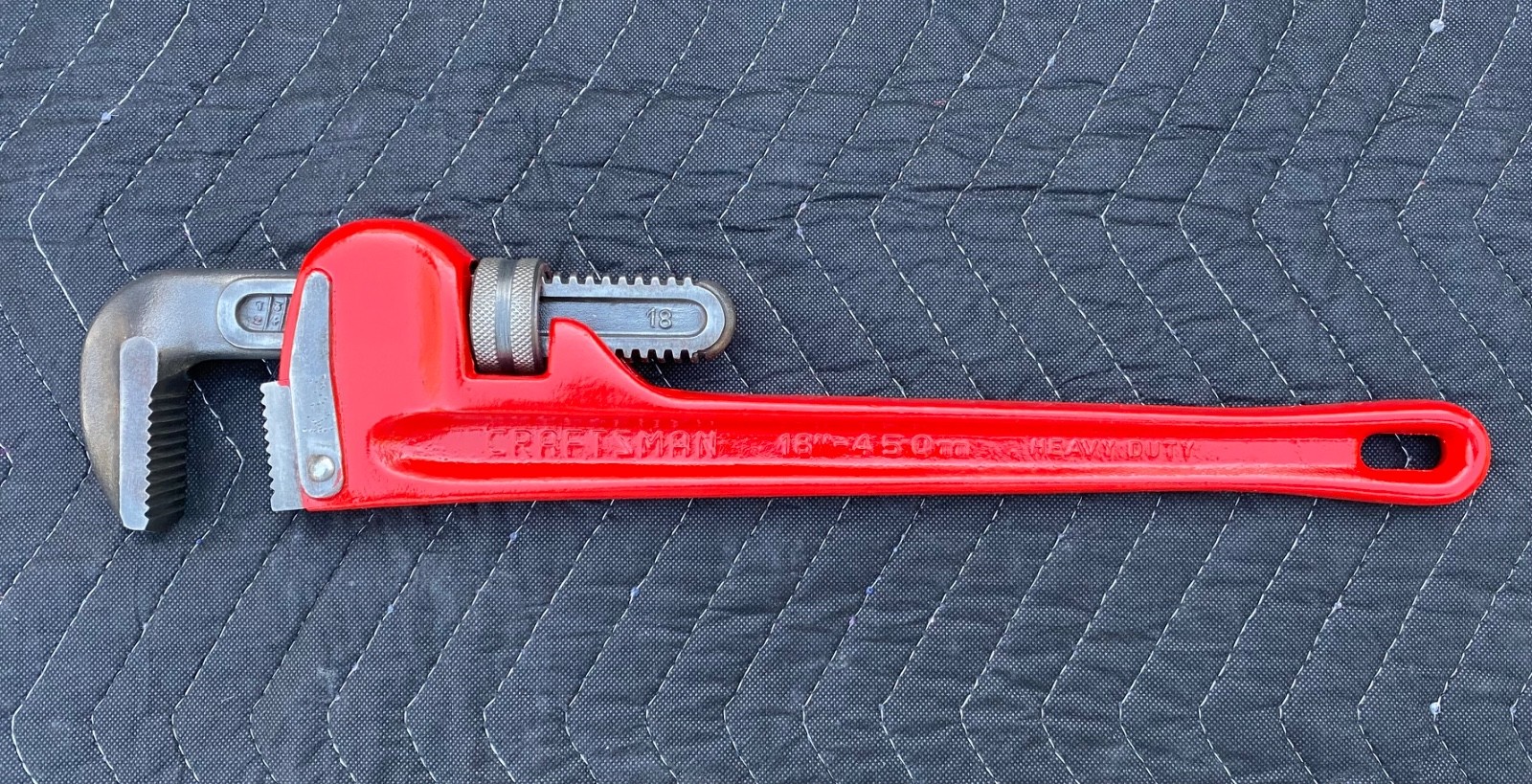 Craftsman 18” Cast Iron Pipe Wrench, Heavy Duty, Made in Japan