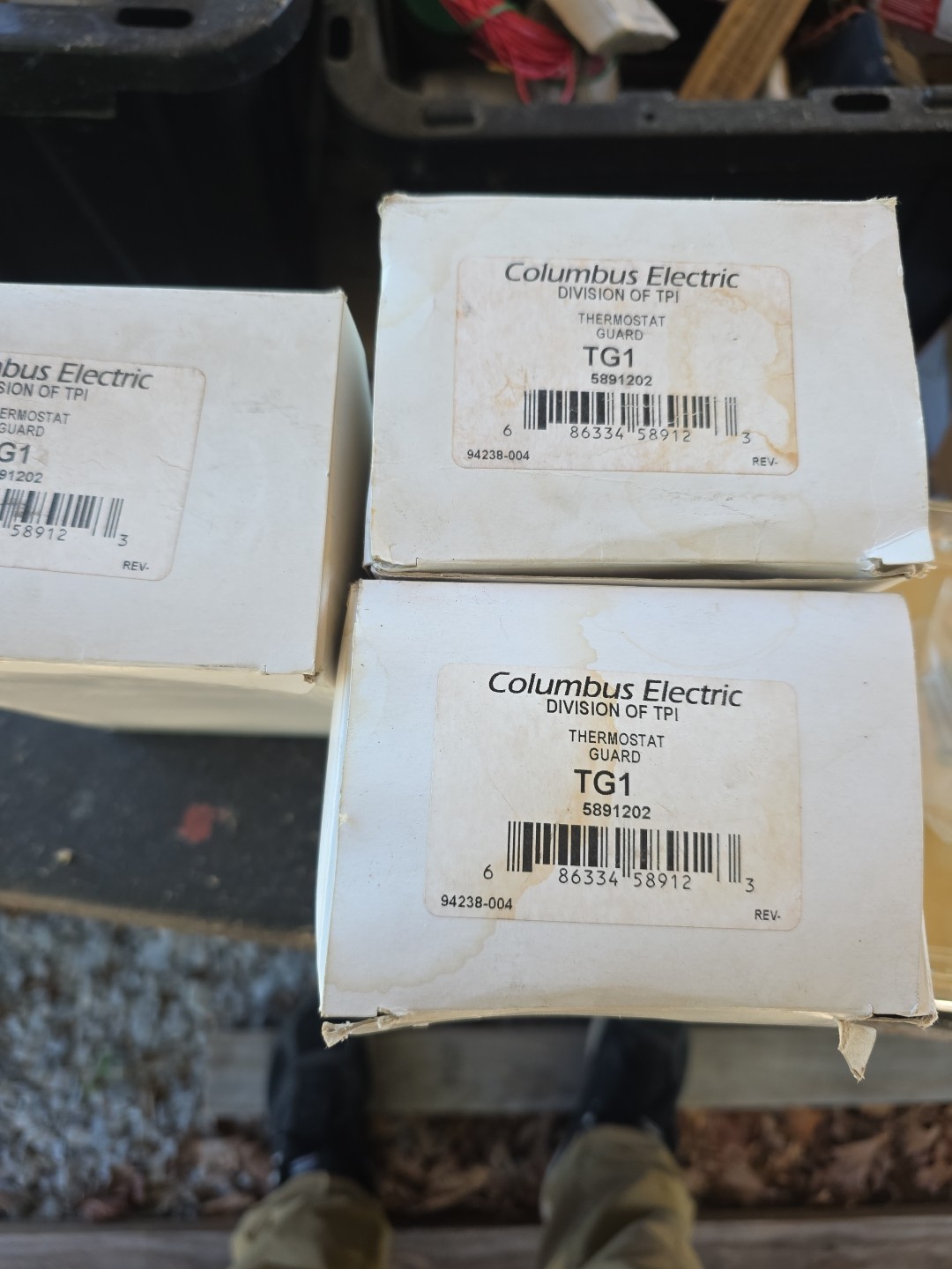 NEW Columbus Electric TG1 Clear Plastic Thermostat Guard LOT OF 3