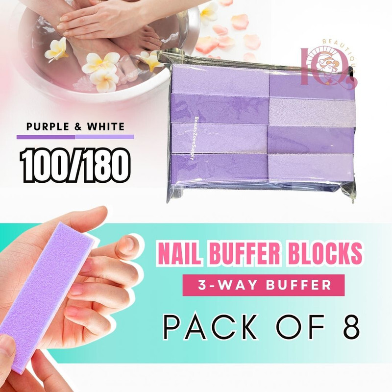 Dixon Buffer 3 Way Block PACK OF 8 - Purple White 100/180