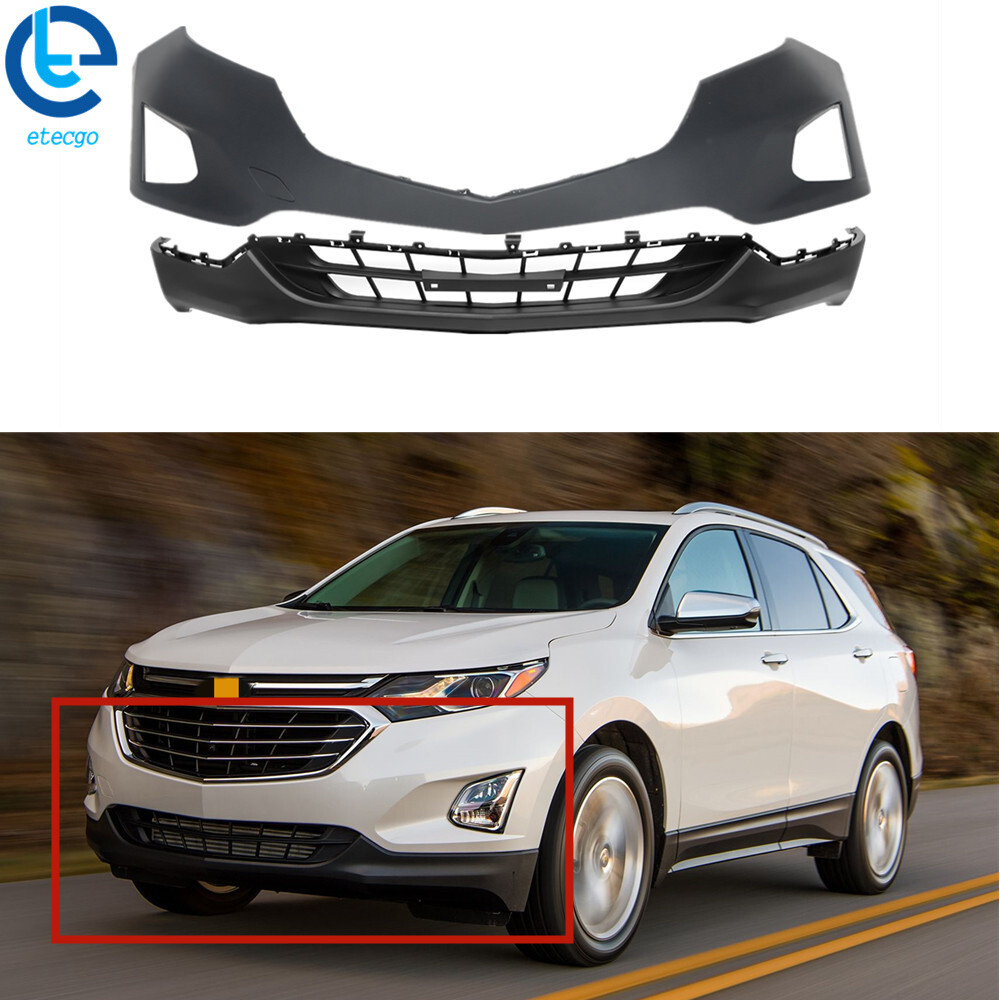 Front Bumper Cover Assembly Primed Fit For 2018 2019 Chevrolet Equinox
