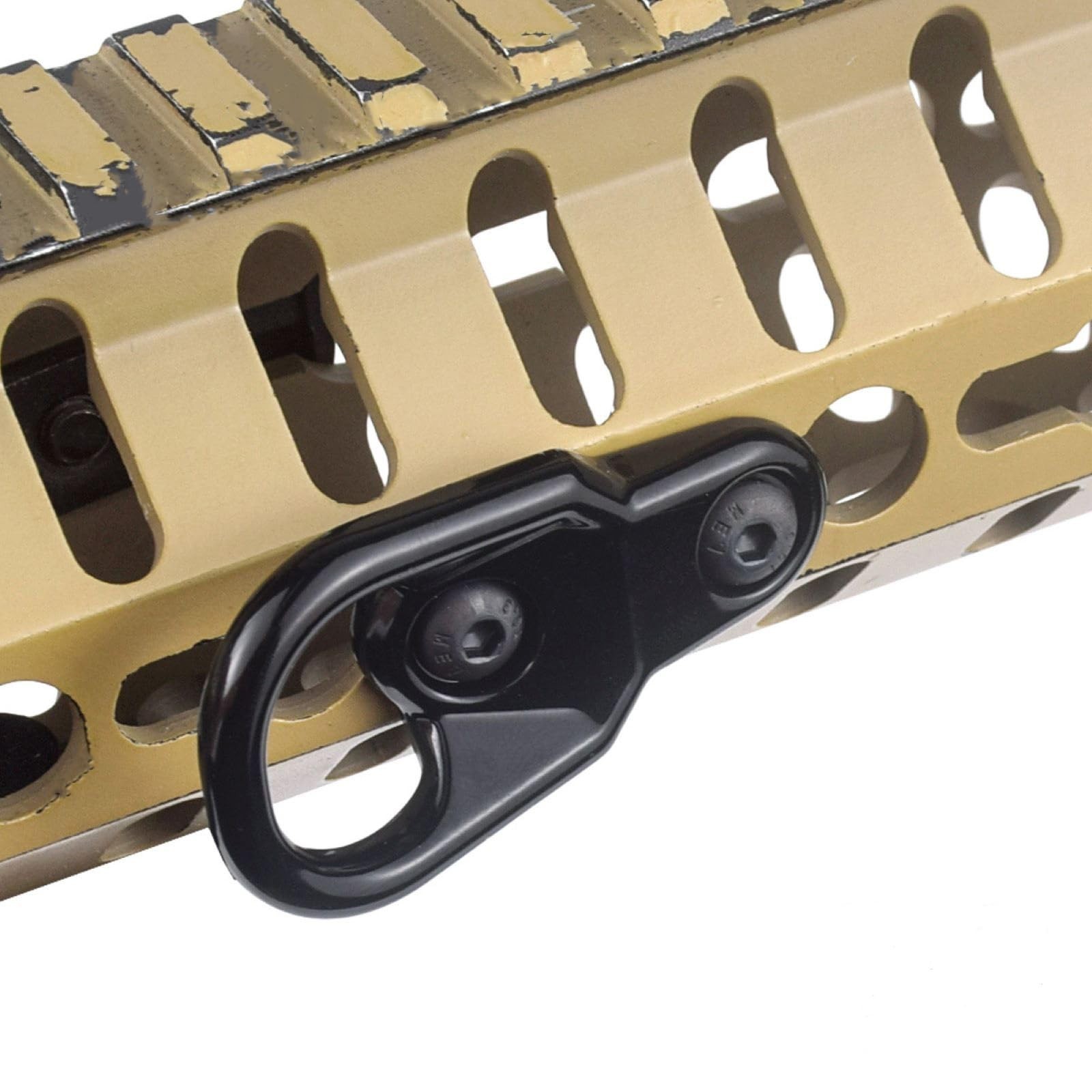 2Pcs MLOC Sling Mount -Mlok Accessories for Two Point and Traditional Sling