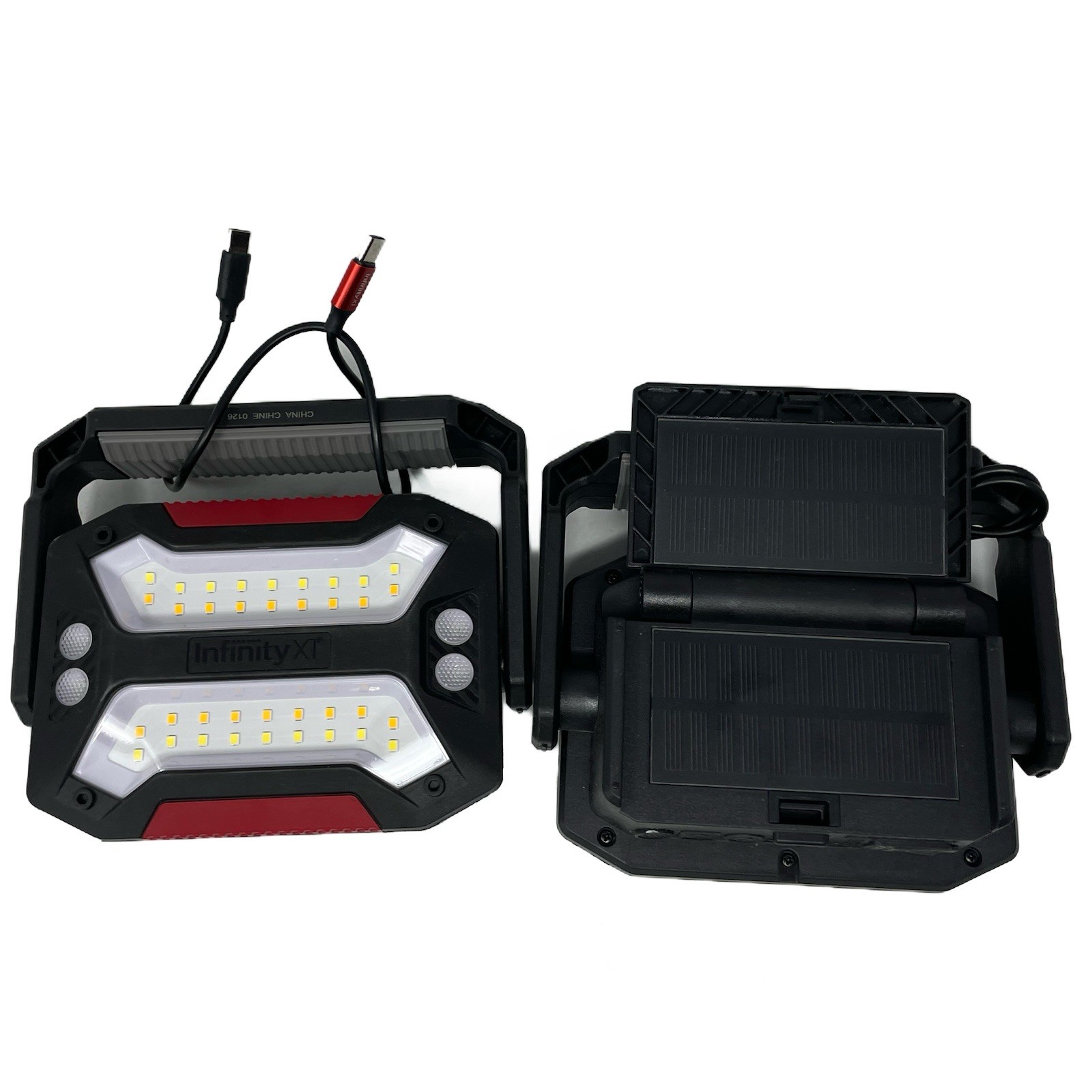 Infinity X1 Dual Powered Solar Work Light 2-pack Infinity X1 Solar Worklights