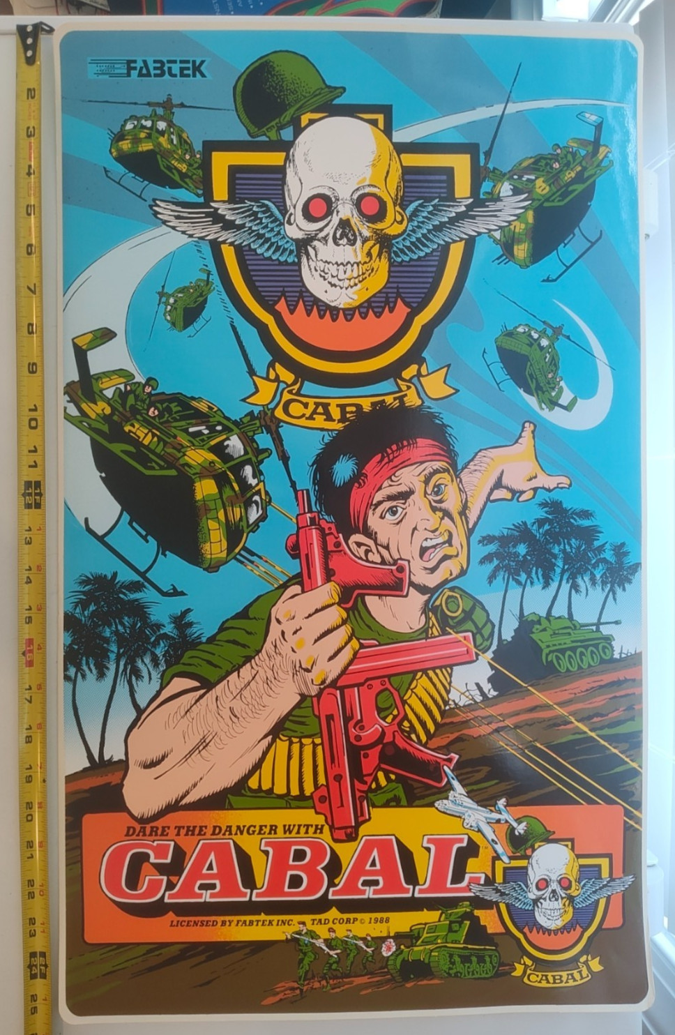 CABAL original sideart piece NOS