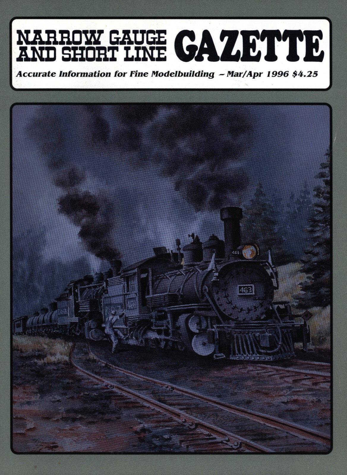 Narrow Gauge and Short Line Gazette Magazine Mar/Apr 1996 The Red Cloud Mine