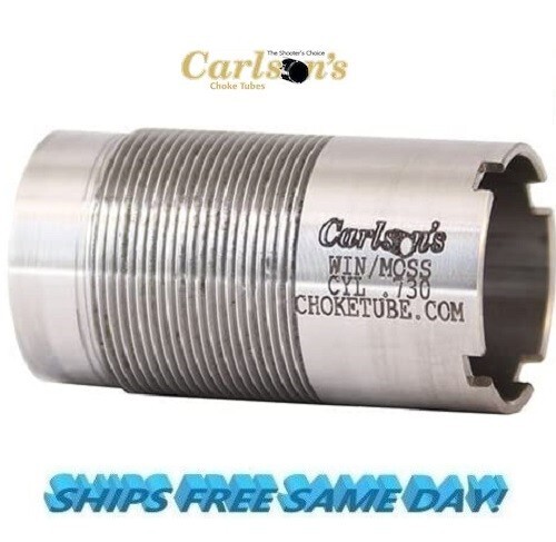 Carlsons Choke Tube for Winchester and Mossburg, Flush, 12 Gauge,Cylinder 52217