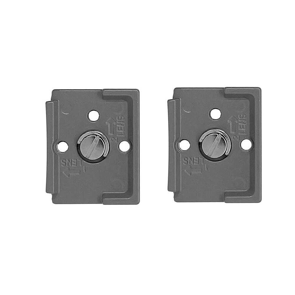 2Pcs 323 Quick Release Plate 1/4" Screw Tripod Camera For Manfrotto 200pl-14 RC2