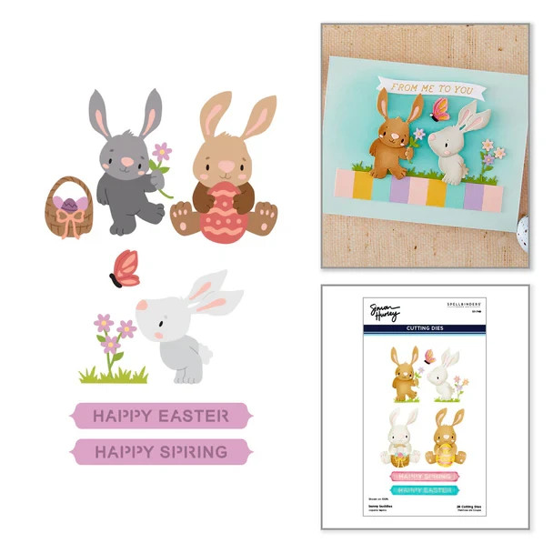 bunny buddies die set by simon hurley and spellbinders
