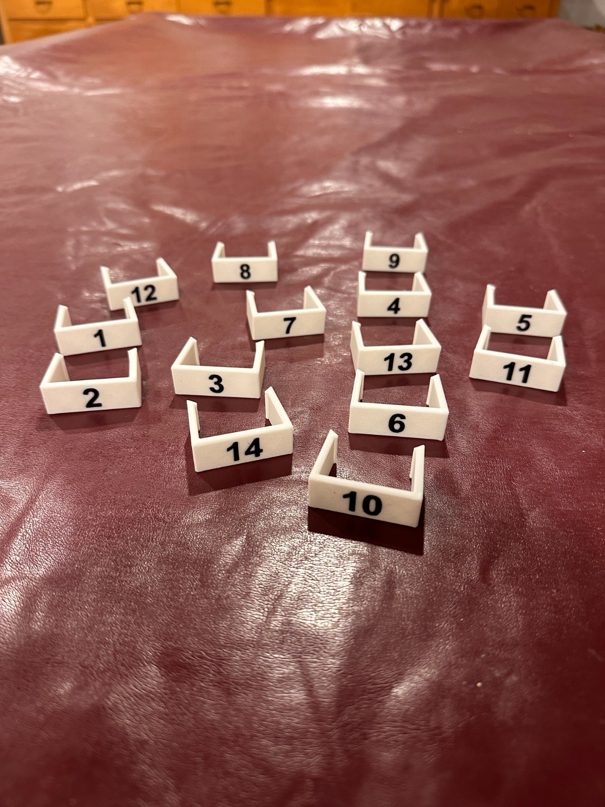 Treadle Numbers for Louet Spring 1 or 2 Floor Loom