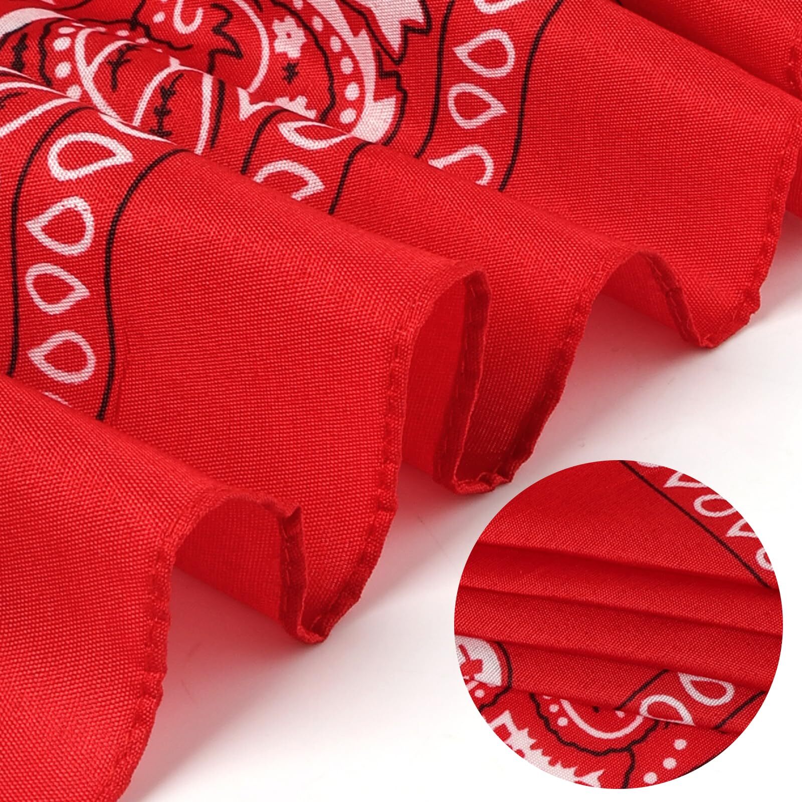 3Pcs Paisley Pattern Bandanas for Men and Women Cowboy Bandana Handkerchiefs ...
