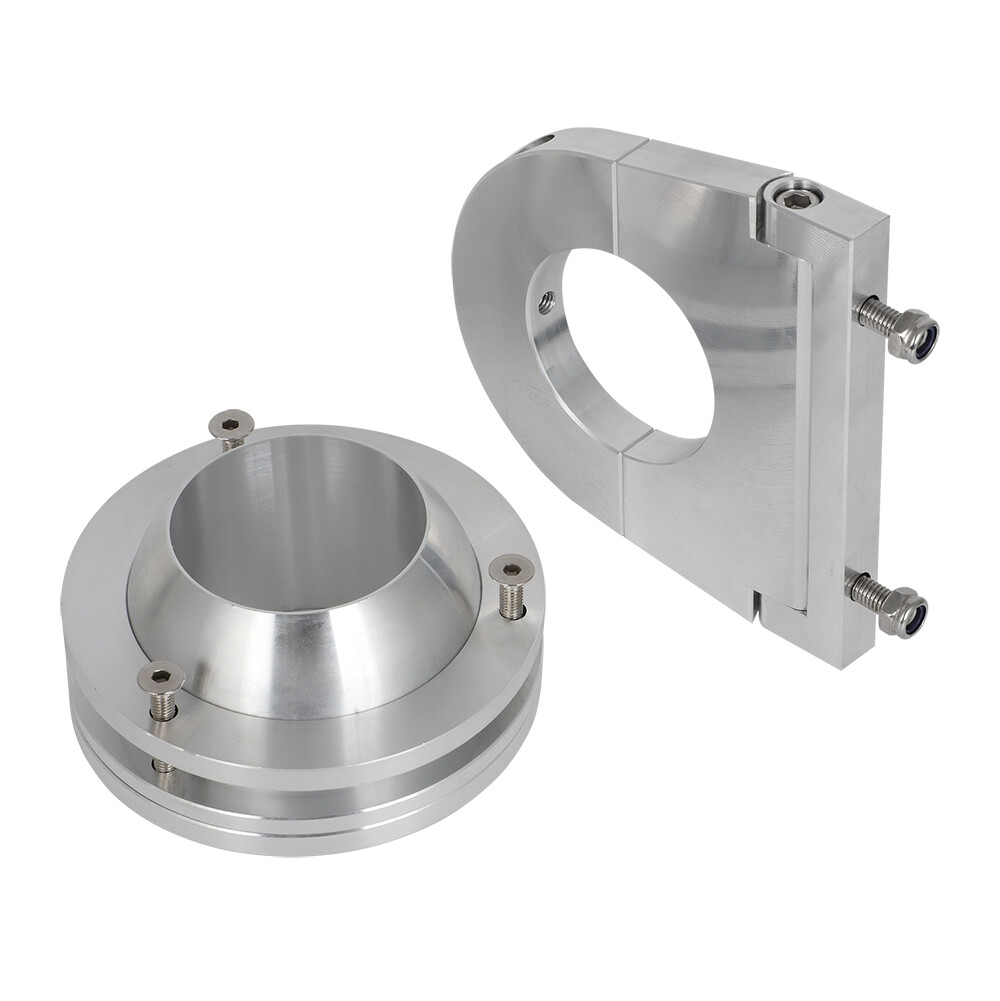 2" Swivel Base Floor Mount & 2 1/2" Polished Steering Column Drop For GM Street