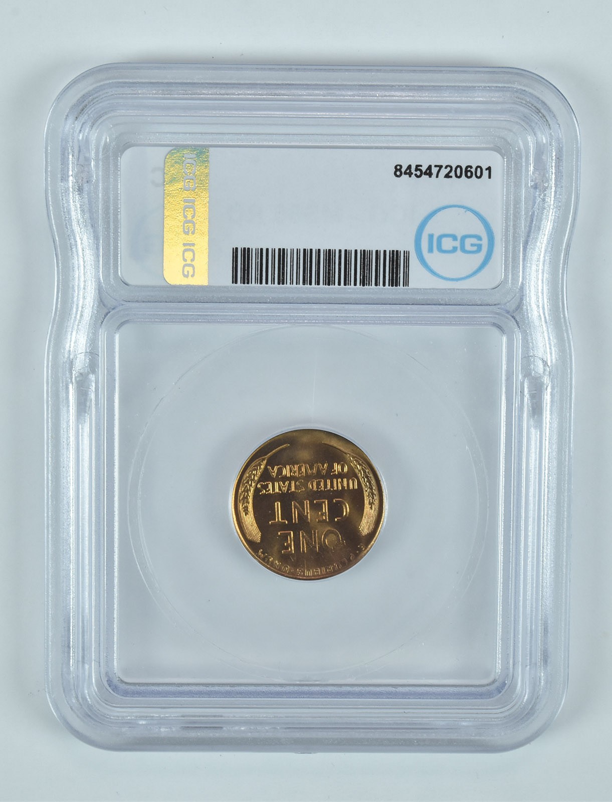 1942-S Lincoln Wheat Cent MS66 RD ICG