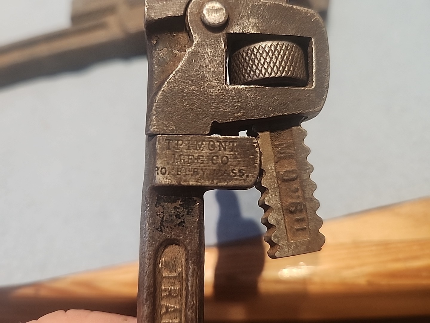 Antique Trimo Alloy Pipe Wrenches 12 inch and 6 inch