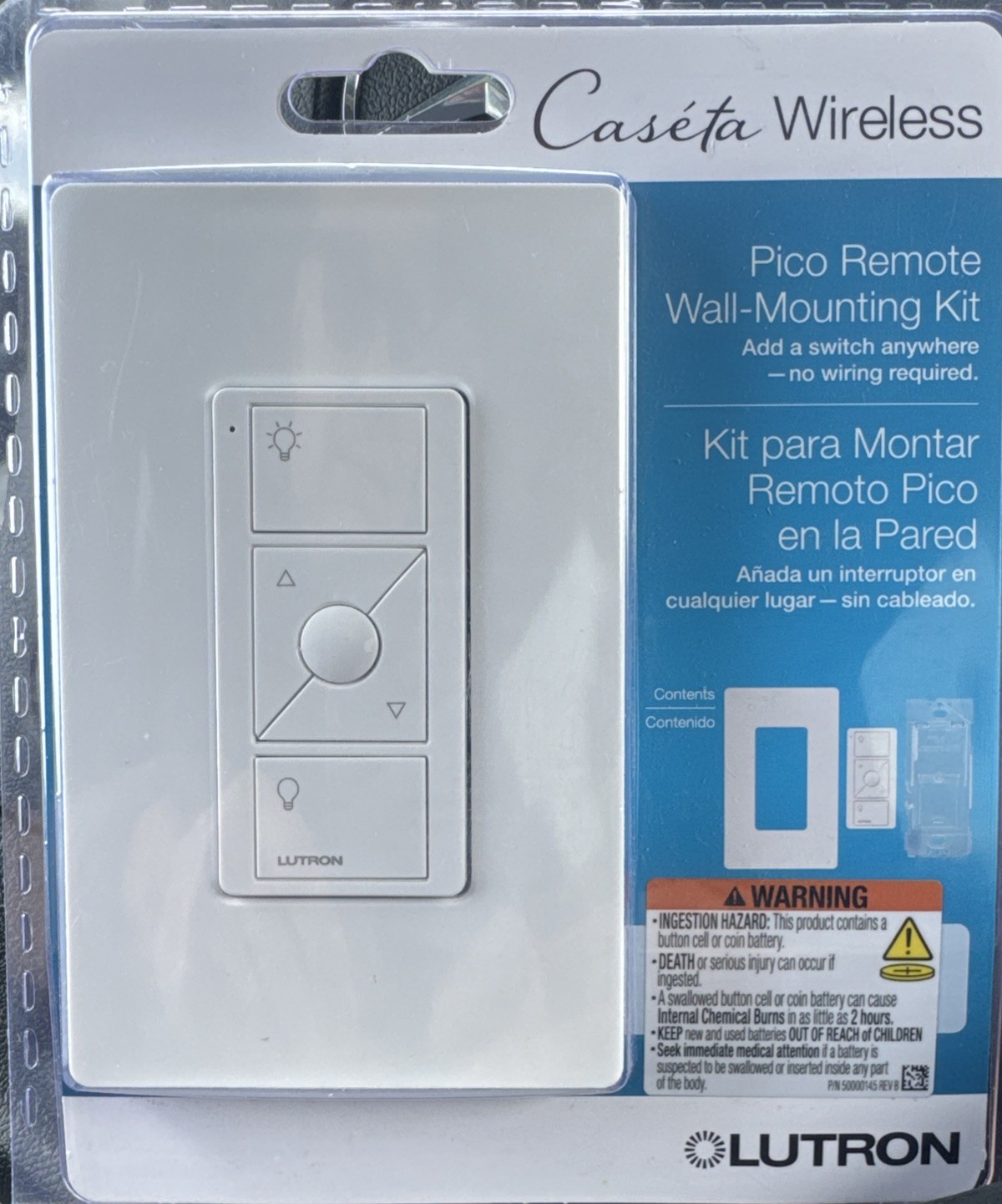LUTRON Caseta Wireless Pico Remote Wall Mount