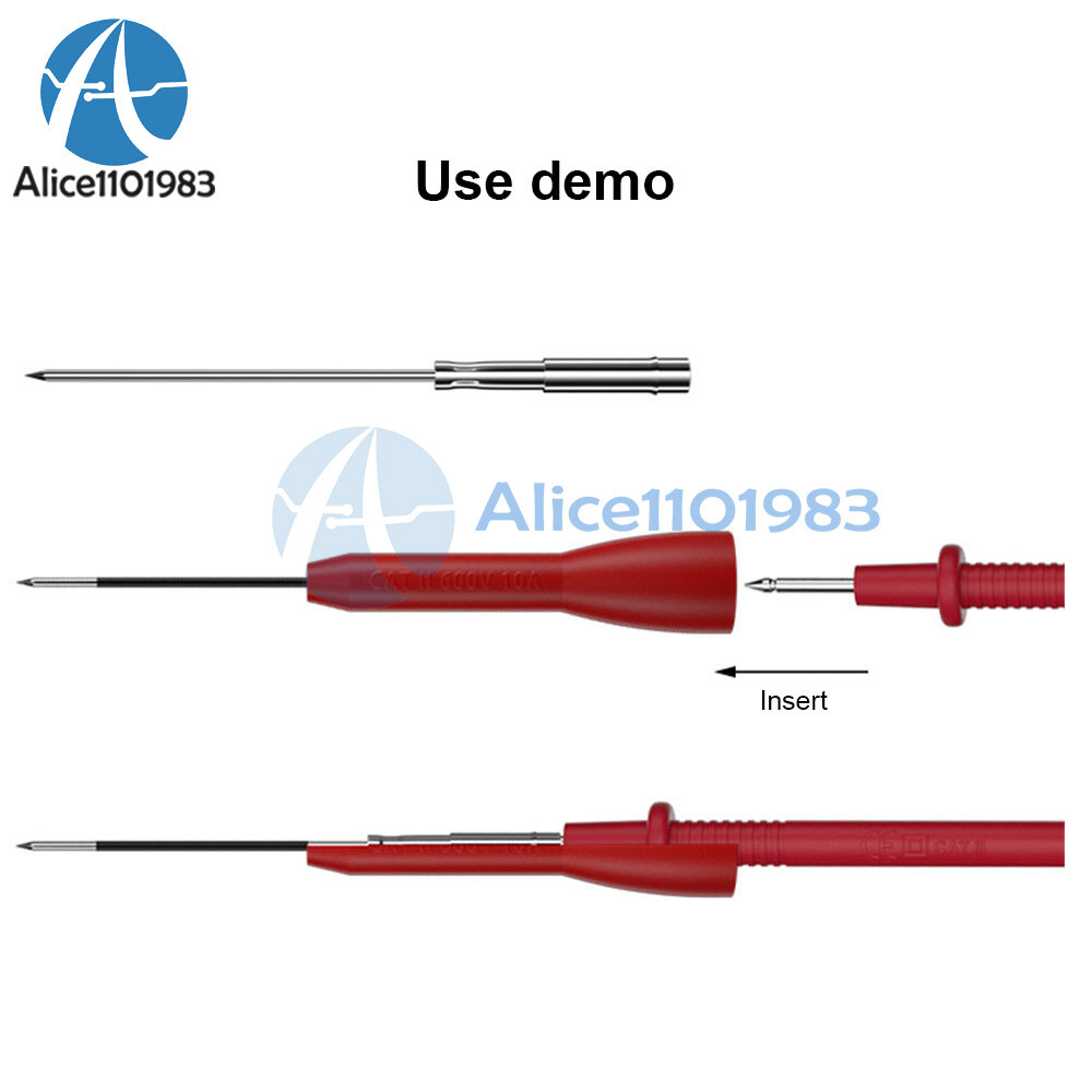 1 Pair TPC161 Insulation Piercing Needle Probe for Multimeter Test Probe