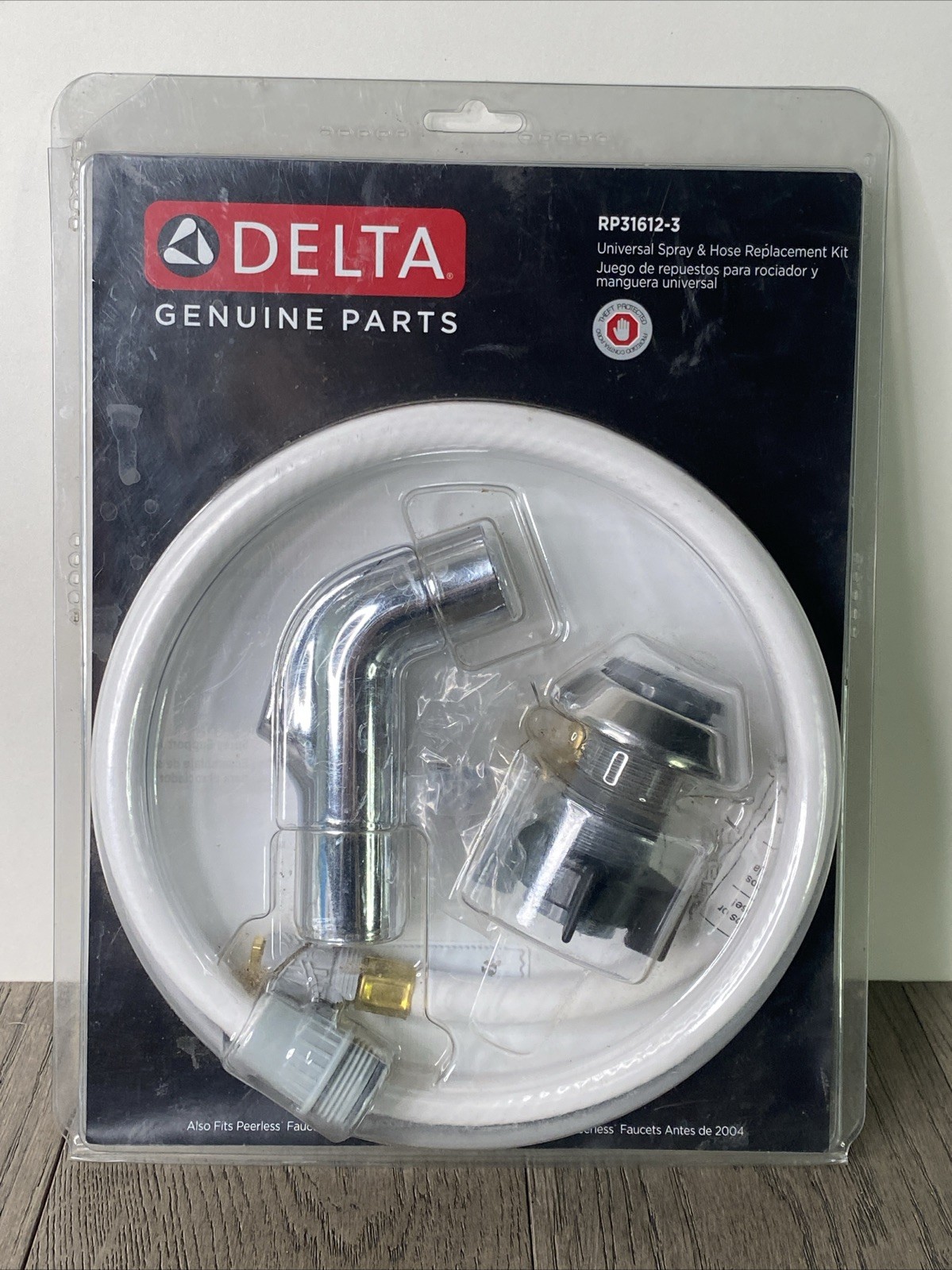 Delta RP31612-3 Universal Kitchen Sink Spray Hose Replacement Kit New Sealed