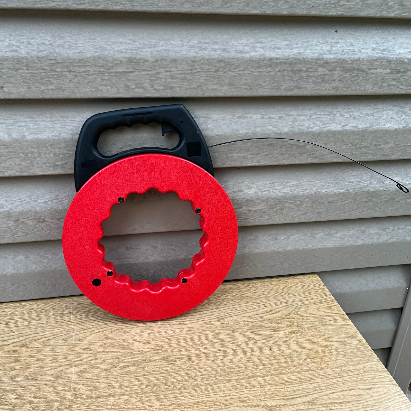 Fish Tape Wire Cable Line Puller 100ft 1/16in Metal High Plastic Case