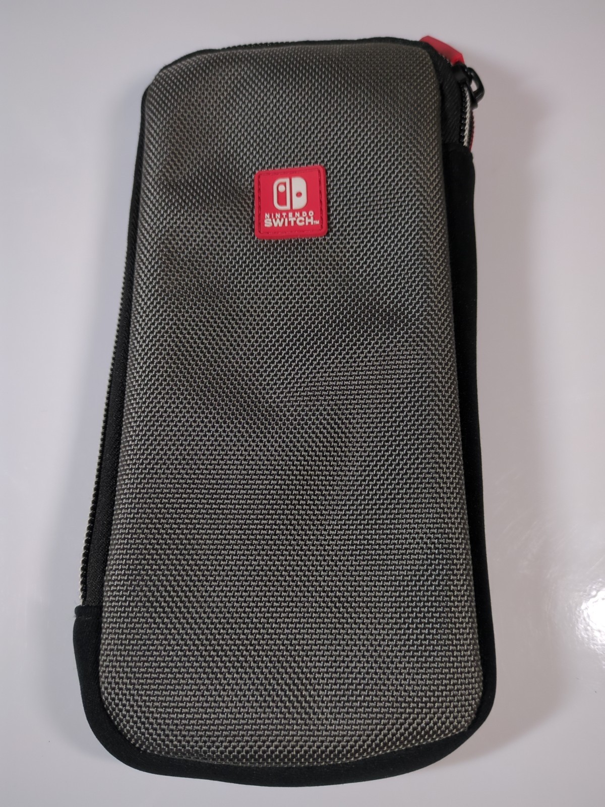Soft Nylon Zippered Travel Pouch For Nintendo Switch Black