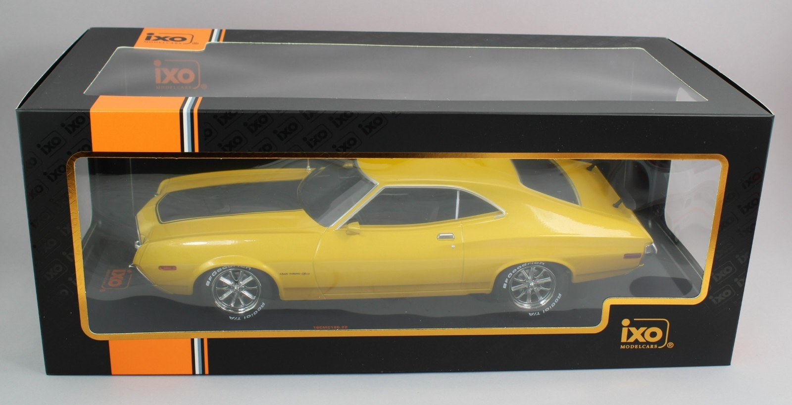 1:18 IXO Models *CUSTOM ORANGE METALLIC* 1972 Ford Gran Torino Sport *NIB*