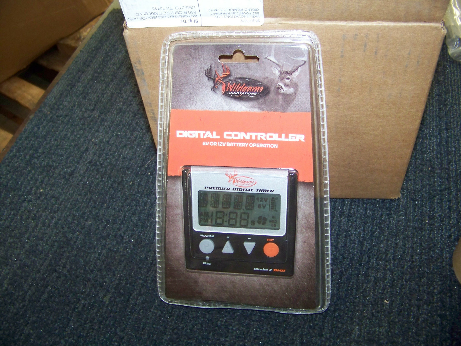 Wildgame Innovations Digital Controller 6V or 12V Battery Operation 1 ea TH-DT