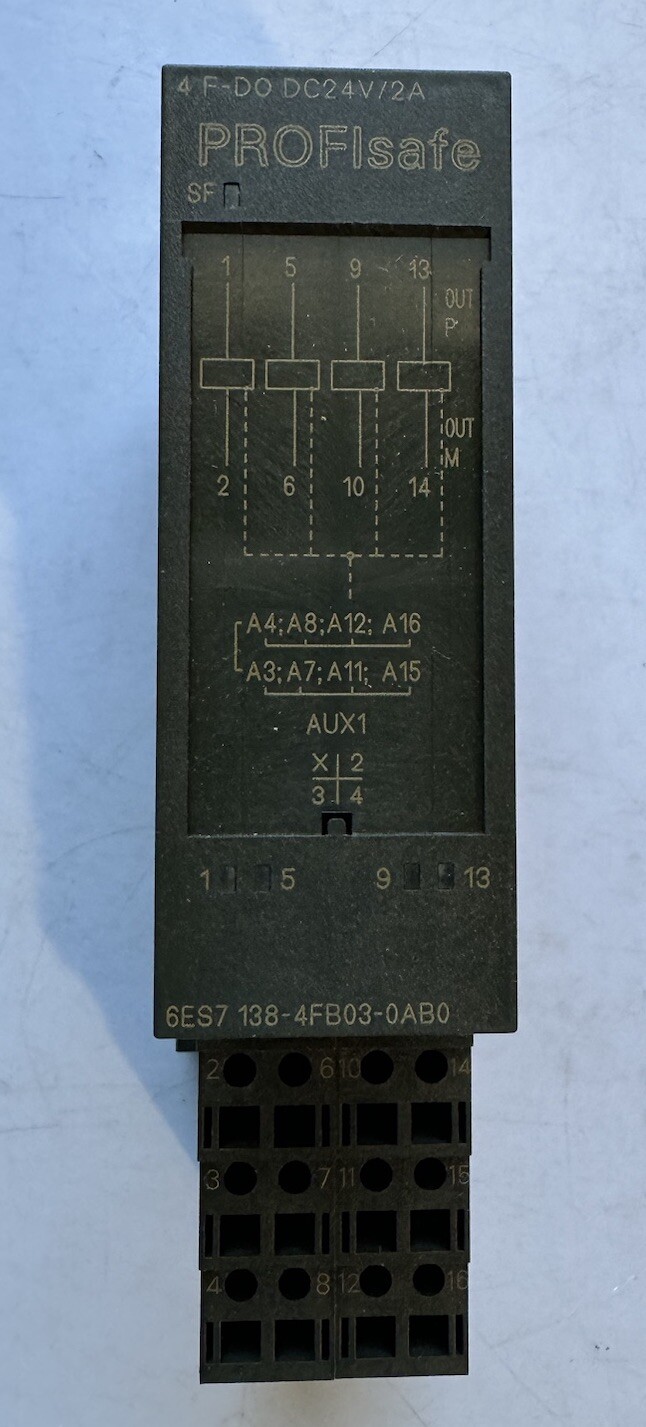 Siemens 6ES7 138-4FB03-0AB0 Profisafe Output Module