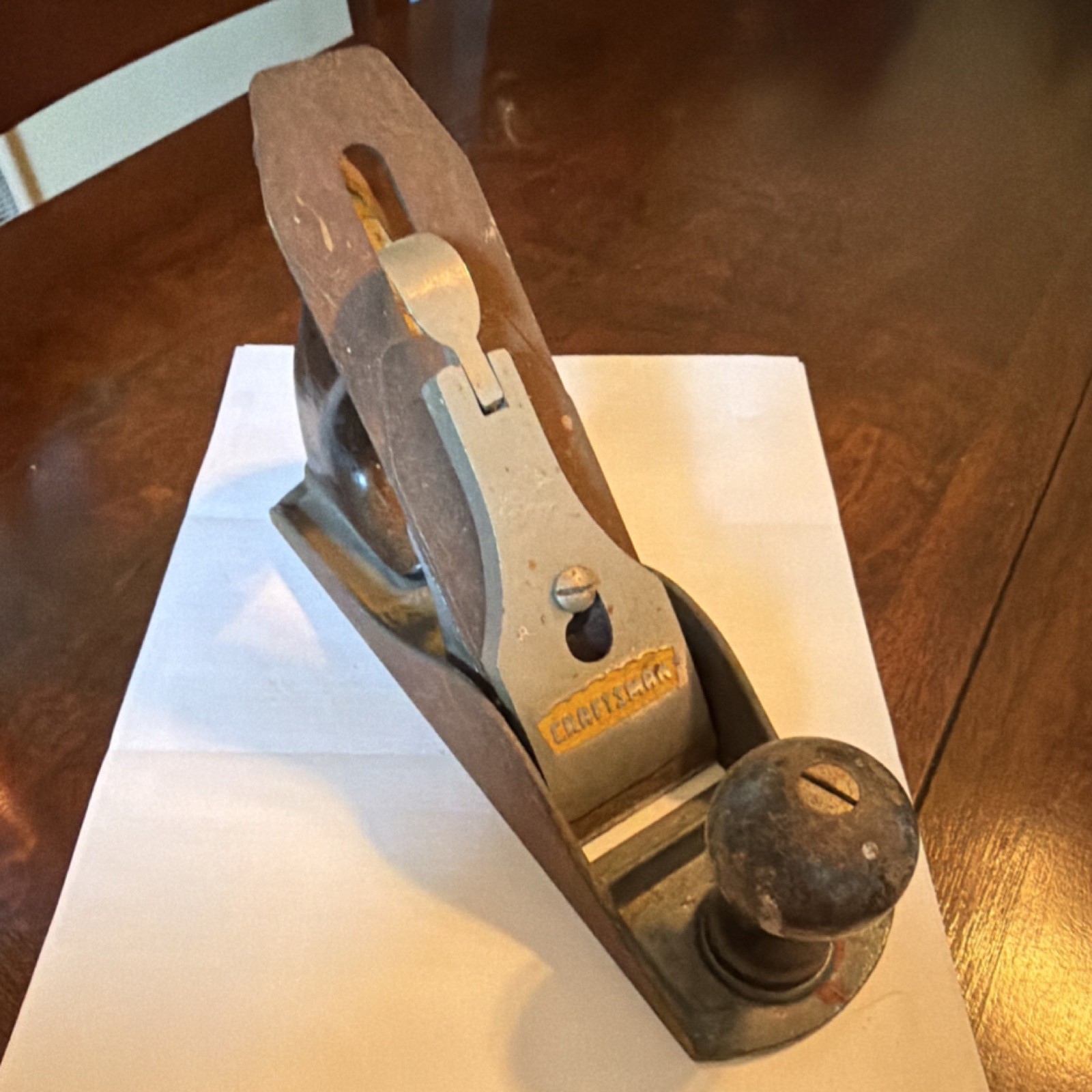 Craftsman Bench Plane Steel Blade Metal Wood Hand Tool Made in USA