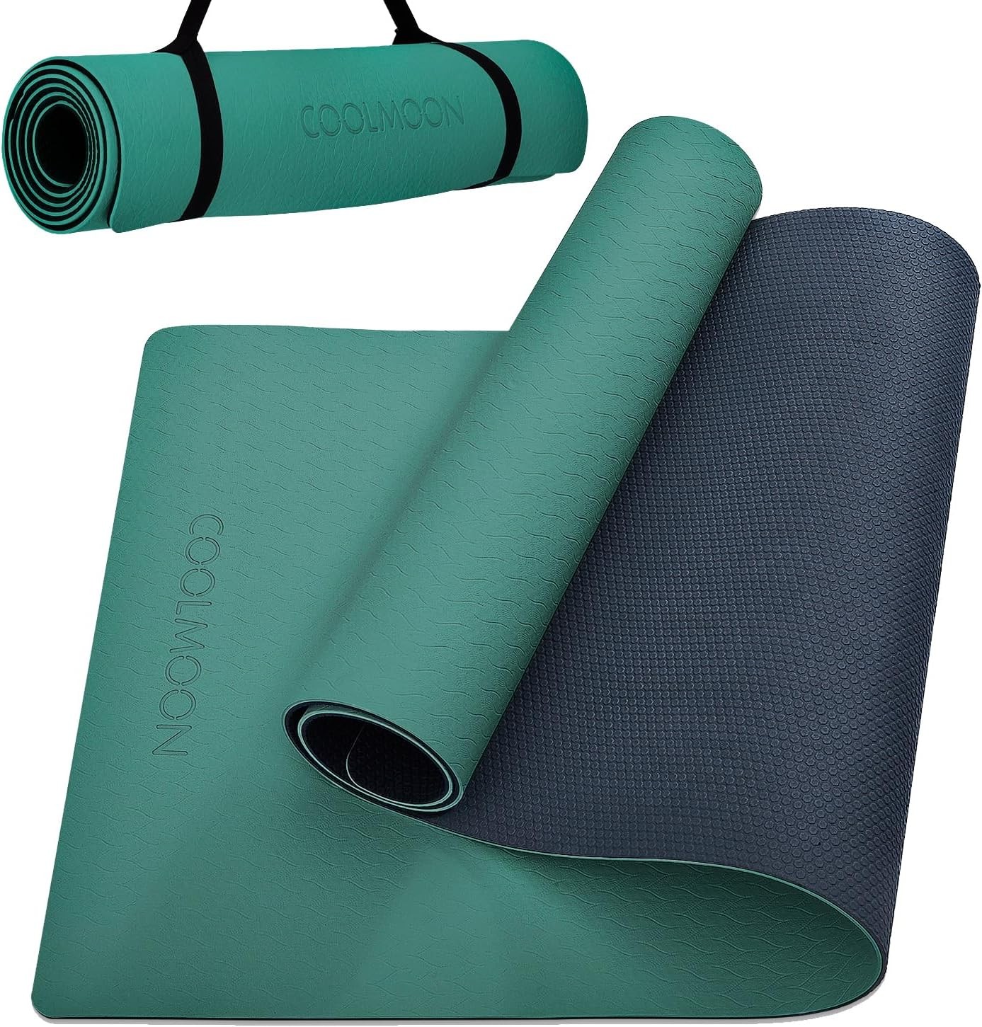 Yoga Mat Non Slip, Anti-Tear 1/4 Thi TPE Yoga Mats for Women
