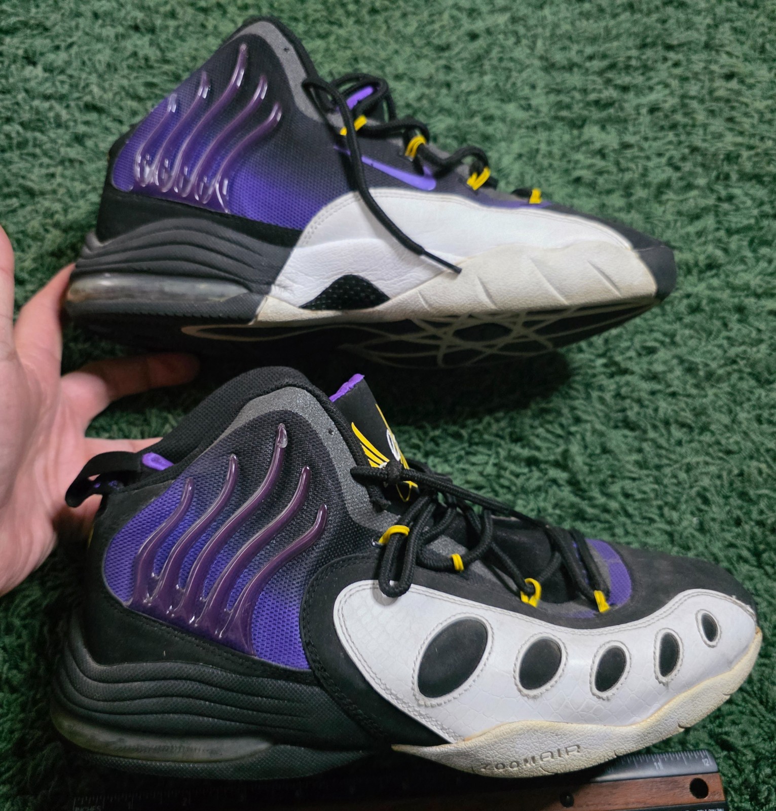 Nike GP20 Sonic Flight Black & Purple Venom 11.5 Sneakers #641333-001