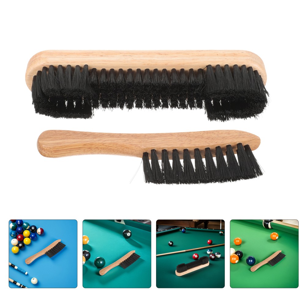 4pcs Billiard Table Brushes For Felt Pool Table Cleaner Kit With Nylon Bristles