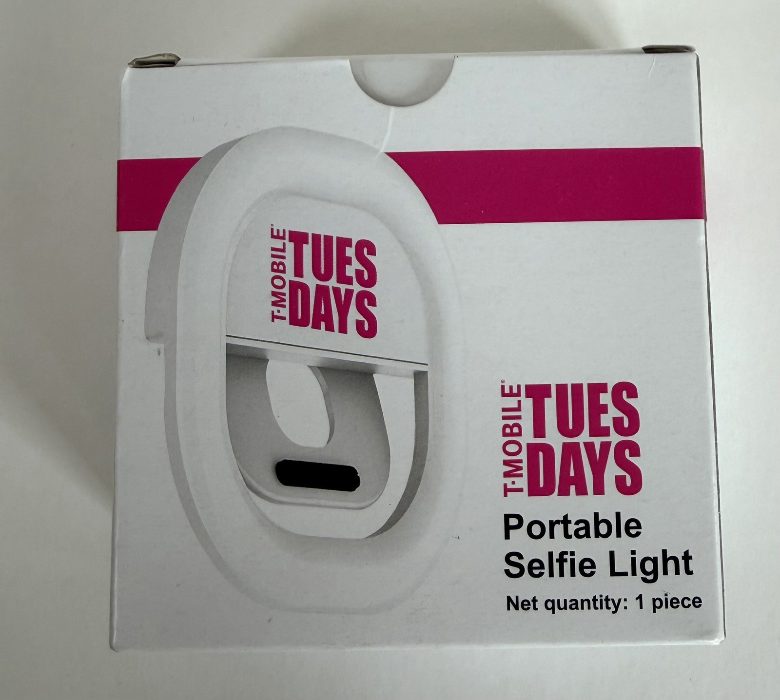 T-Mobile Tuesdays Rechargeable Portable Selfie Light Brand New W/recharge Cable