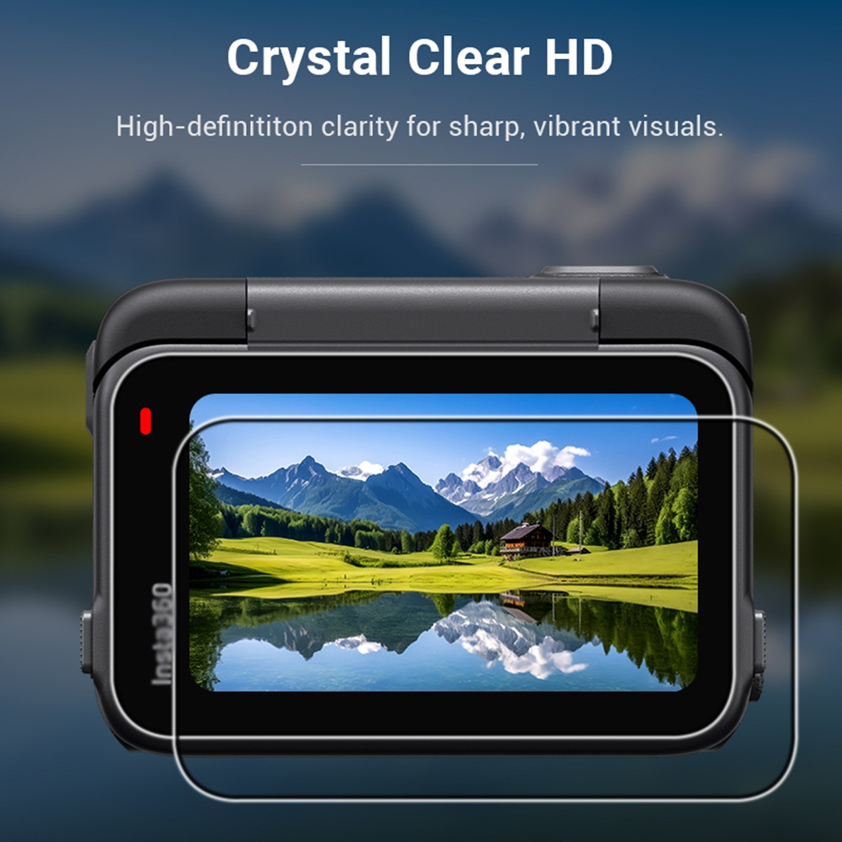 Camera Lens Screen LCD Display Protector Tempered Film Set for Insta360 Ace Pro2