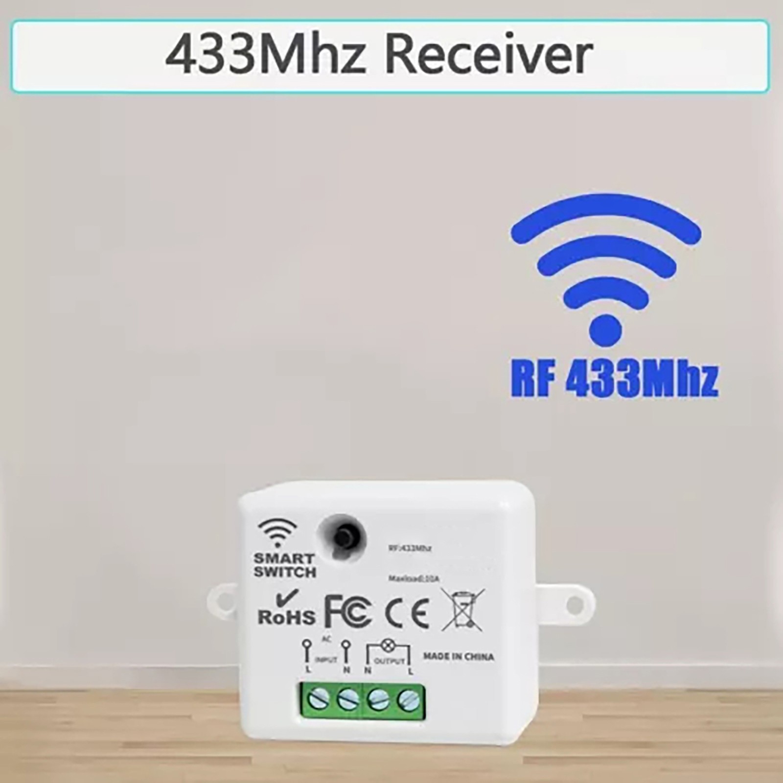 433MHz Wireless Remote Control Switch Lamps Controller Electrical Appliances New