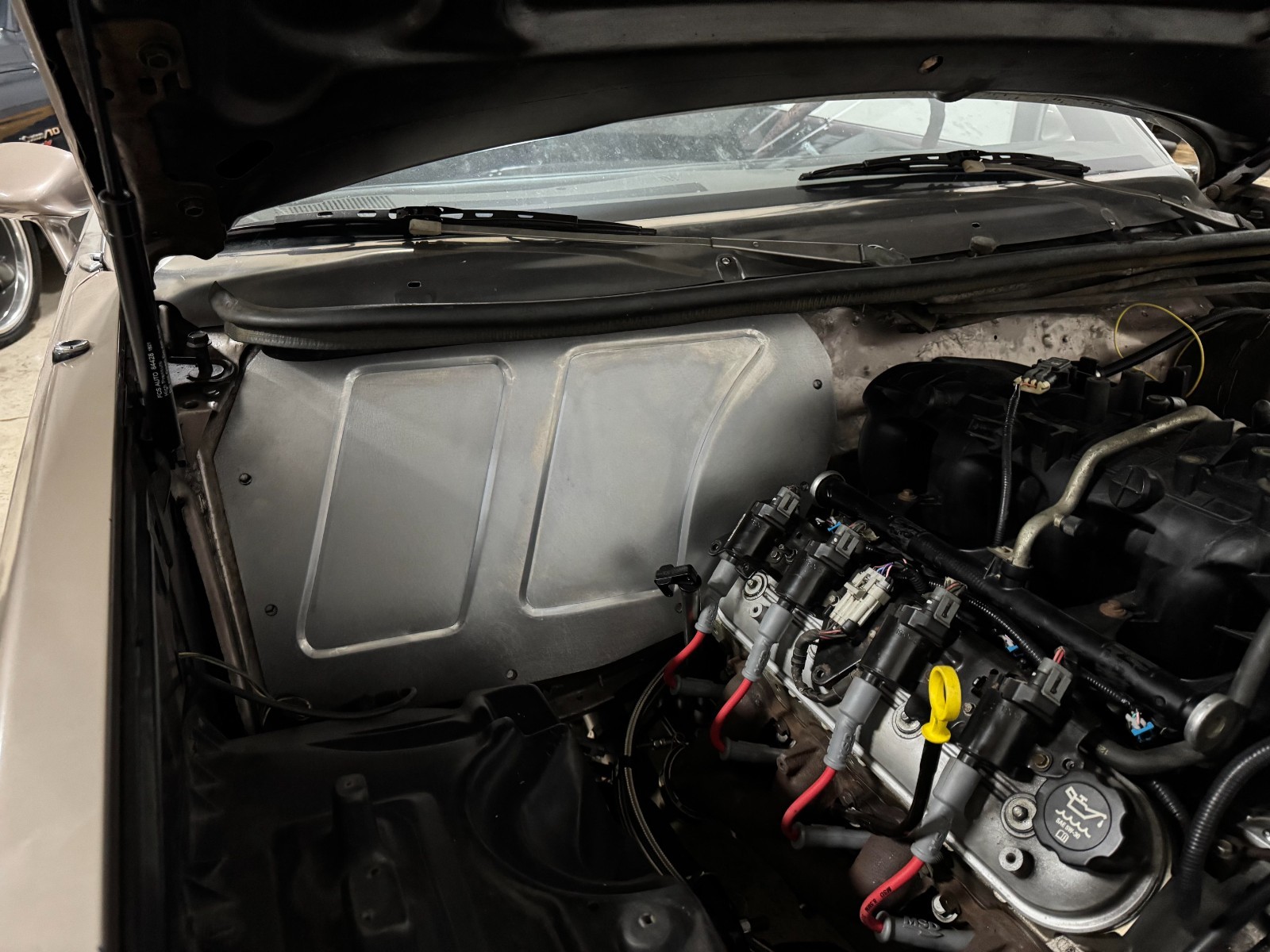 78-87 GM G Body Firewall Heater Core Delete Cover – Lewis Metal Work