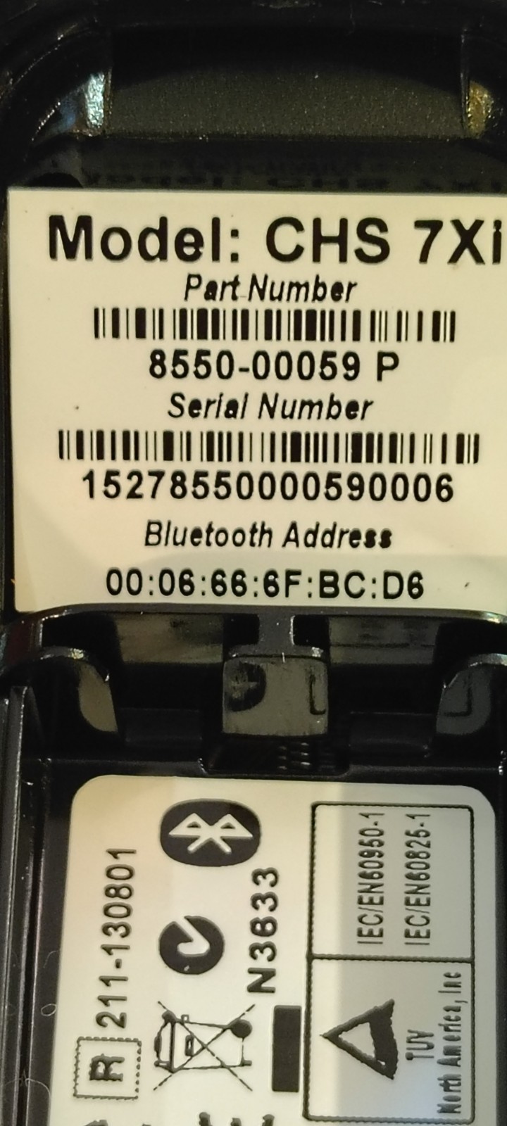 Socket Mobile CHS 7Xi Barcode Scanner Gray