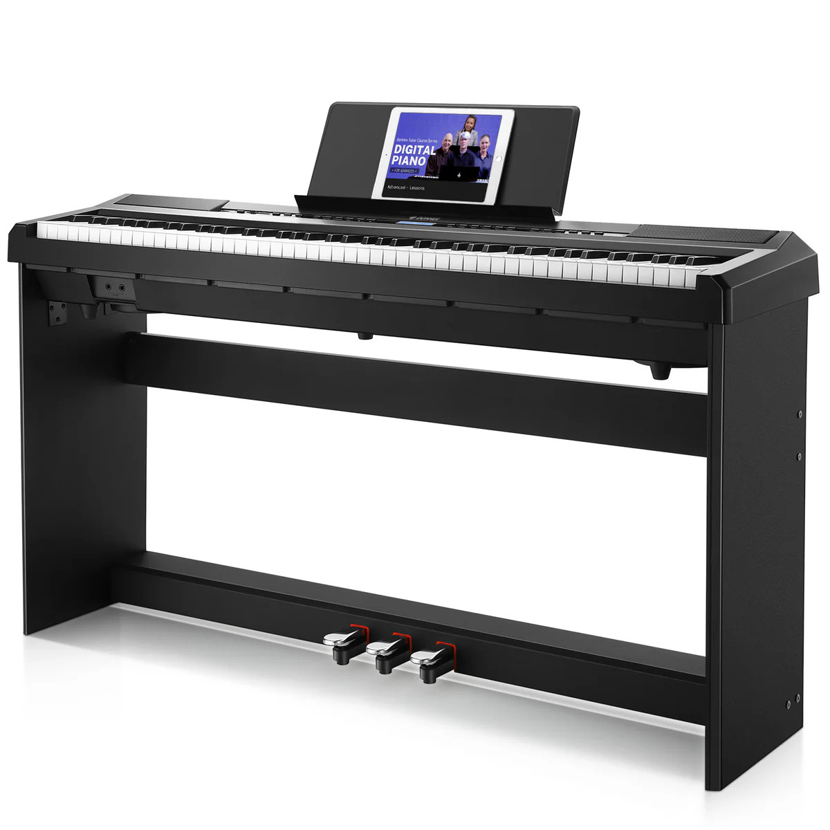 Donner DEP-20 Digital Home Piano with STAND - Black EXCELLENT CONDITION