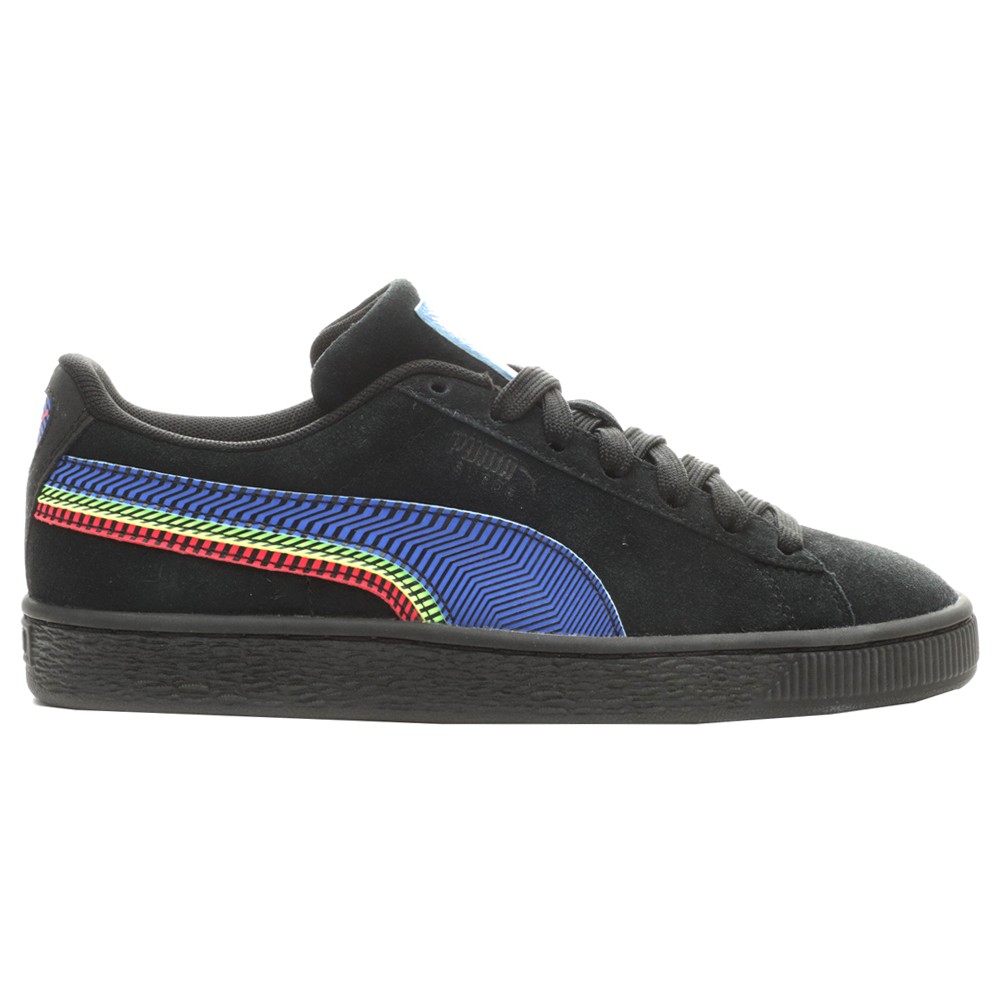 PUMA Suede Triplex Dazed  Youth Boys Black Sneakers Casual Shoes 385309-01