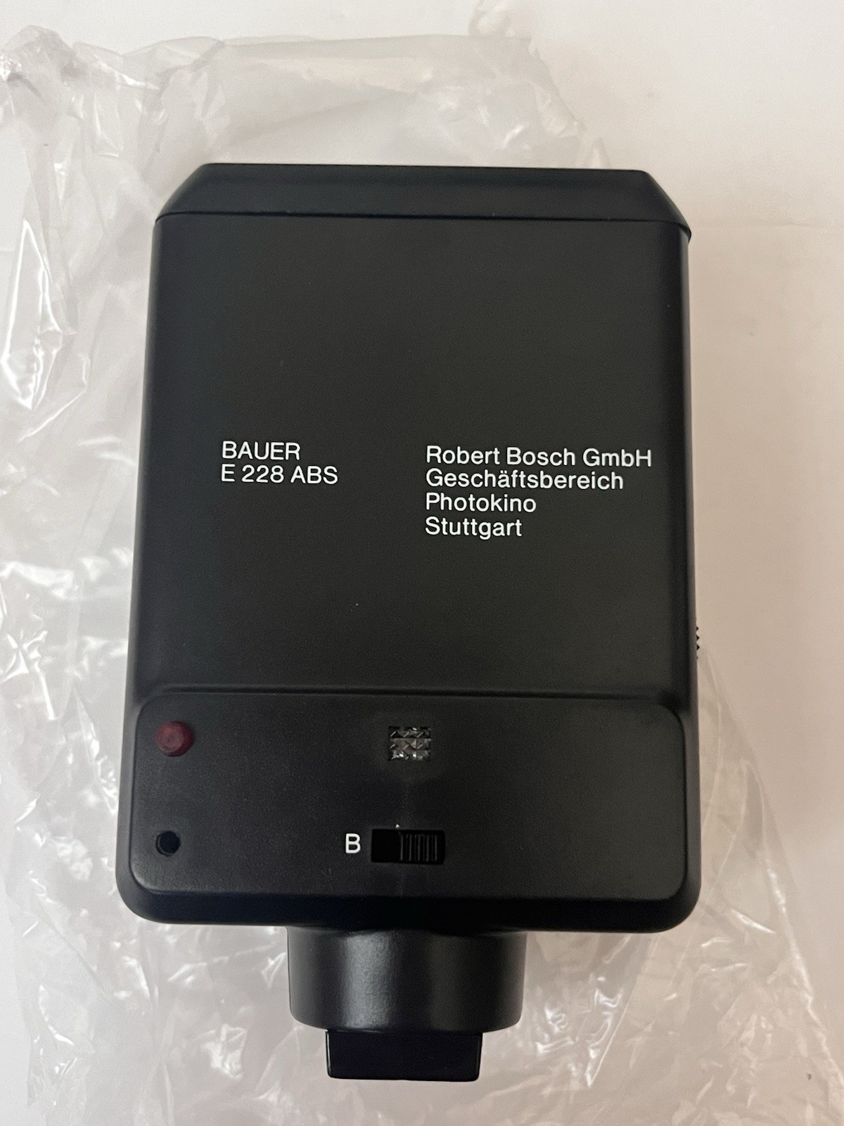 Bauer E 228 AB Dry-Cell Flash Center Contact