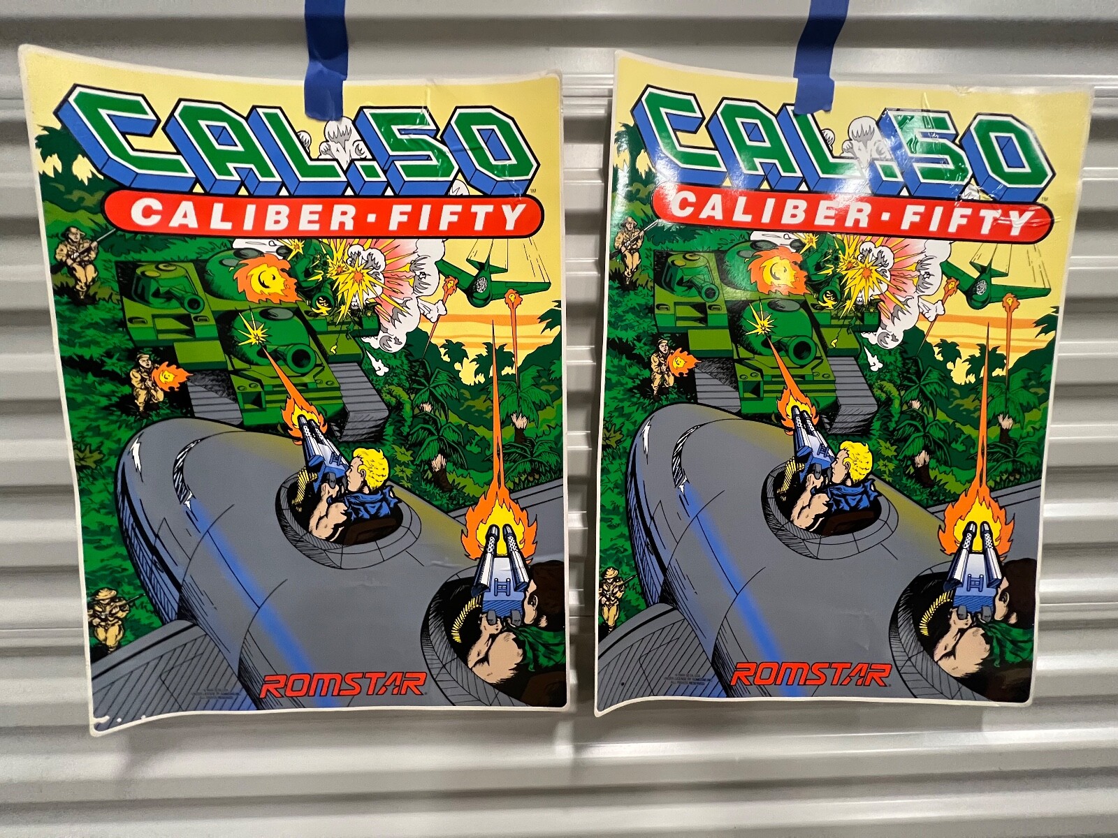 NOS Romstar CAL.50 side art set