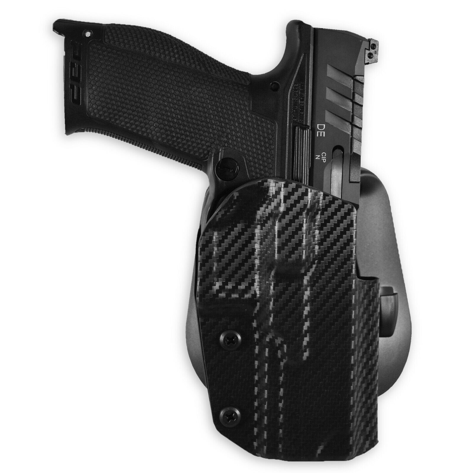 WHOLEGUNS OWB Kydex Holster WALTHER PDP COMPACT/4"/4.5" - Paddle