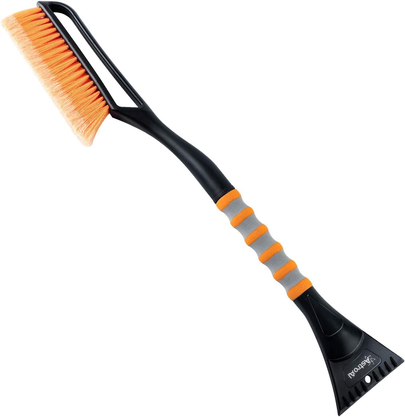 AstroAI 27" snow brush and detachable ice scraper Ergonomic Foam Grip Heavy Duty