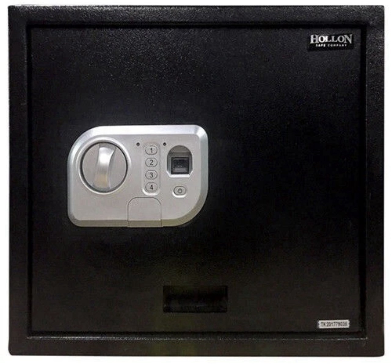 HOLLON PB-BIO-2 PISTOL DRAWER SAFE - BIOMETRIC FINGERPRINT LOCK - KEY OVERRIDE