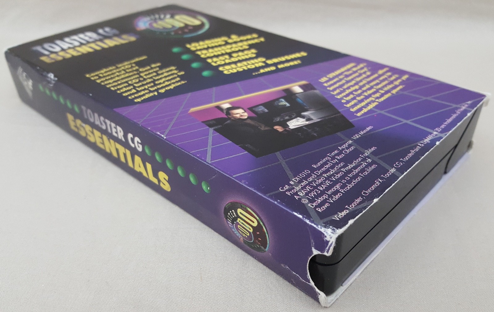 TOASTER CG ESSEANTIALS - VHS Tutorial Tape ©1993 for Amiga NewTek Video Toaster