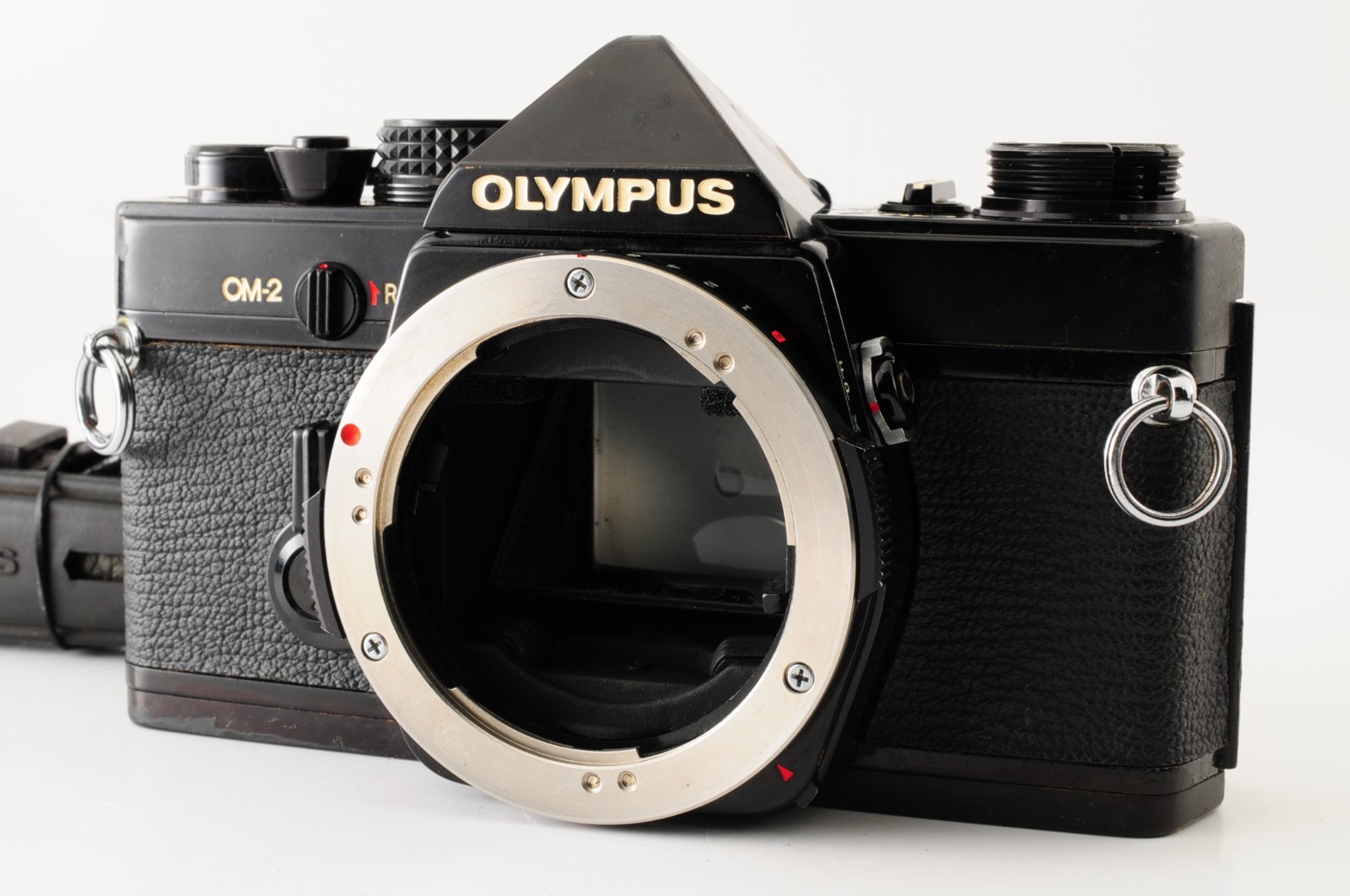 Meter Works [NEAR MINT] Olympus OM-2 35mm SLR Film Camera Black Body From JAPAN