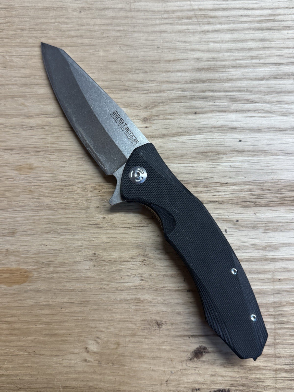 221B Tactical Vantage Knife Folding Pocket Used Black