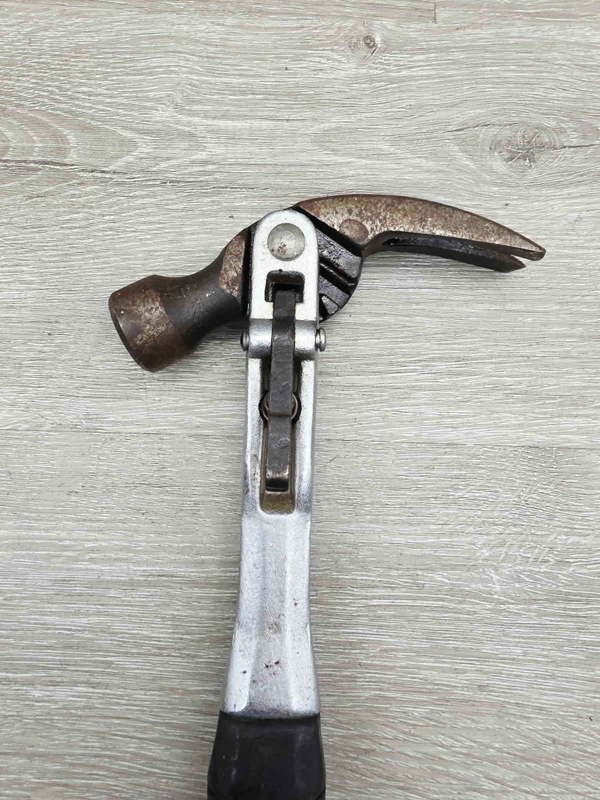 Vintage Adjustable Head Claw Hammer - 12 Inch