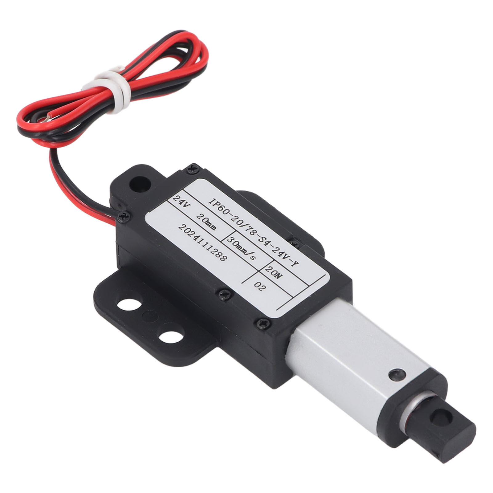 Electric Linear Actuator 20mm Stroke 20N 30mm/s Linear Actuator Tool Accessory