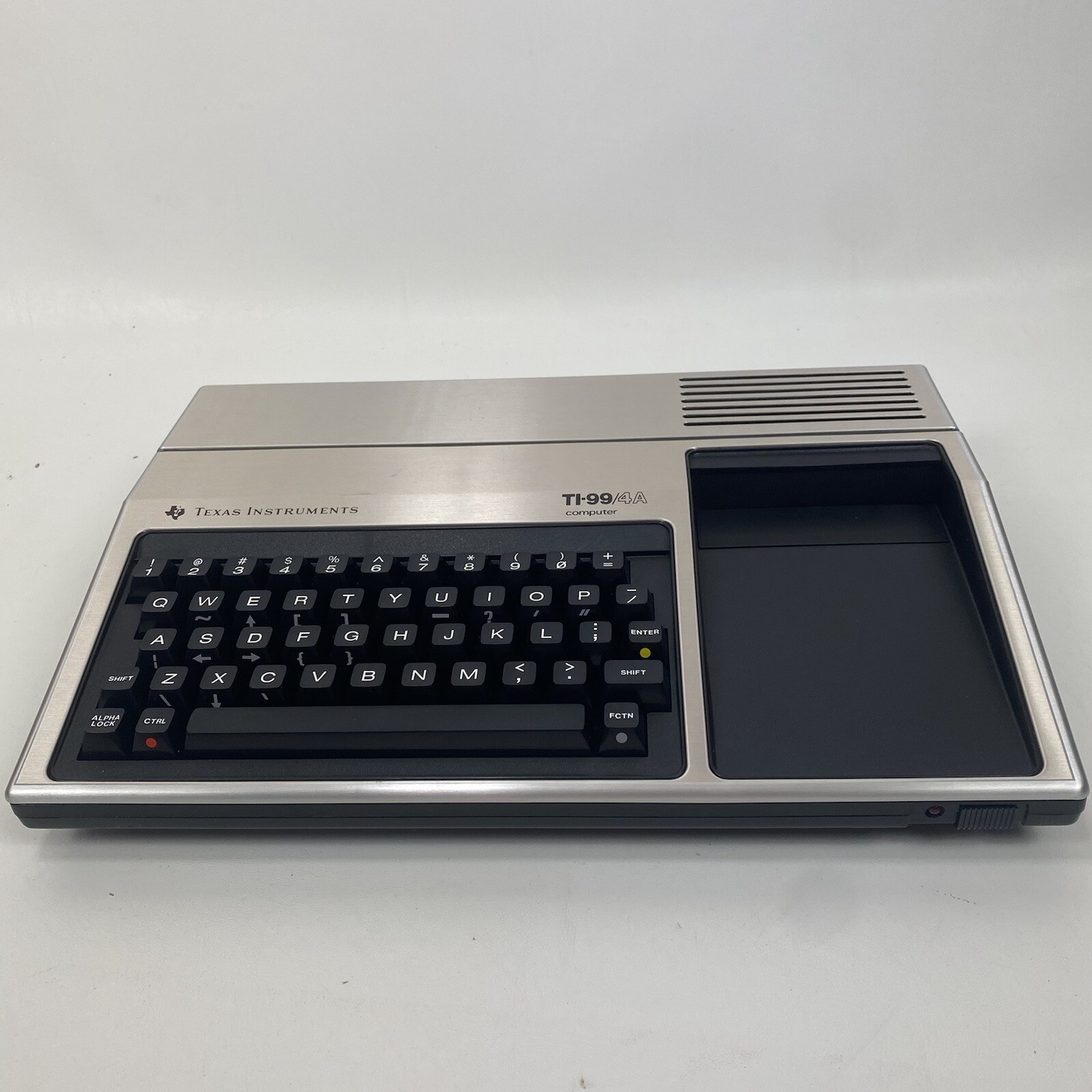 Texas Instruments Computer TI-99/4A Original Box Cords & Docs