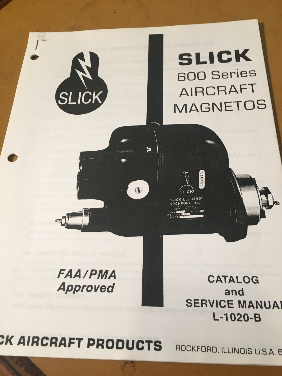 Slick 600 Series Magnetos Service Manual
