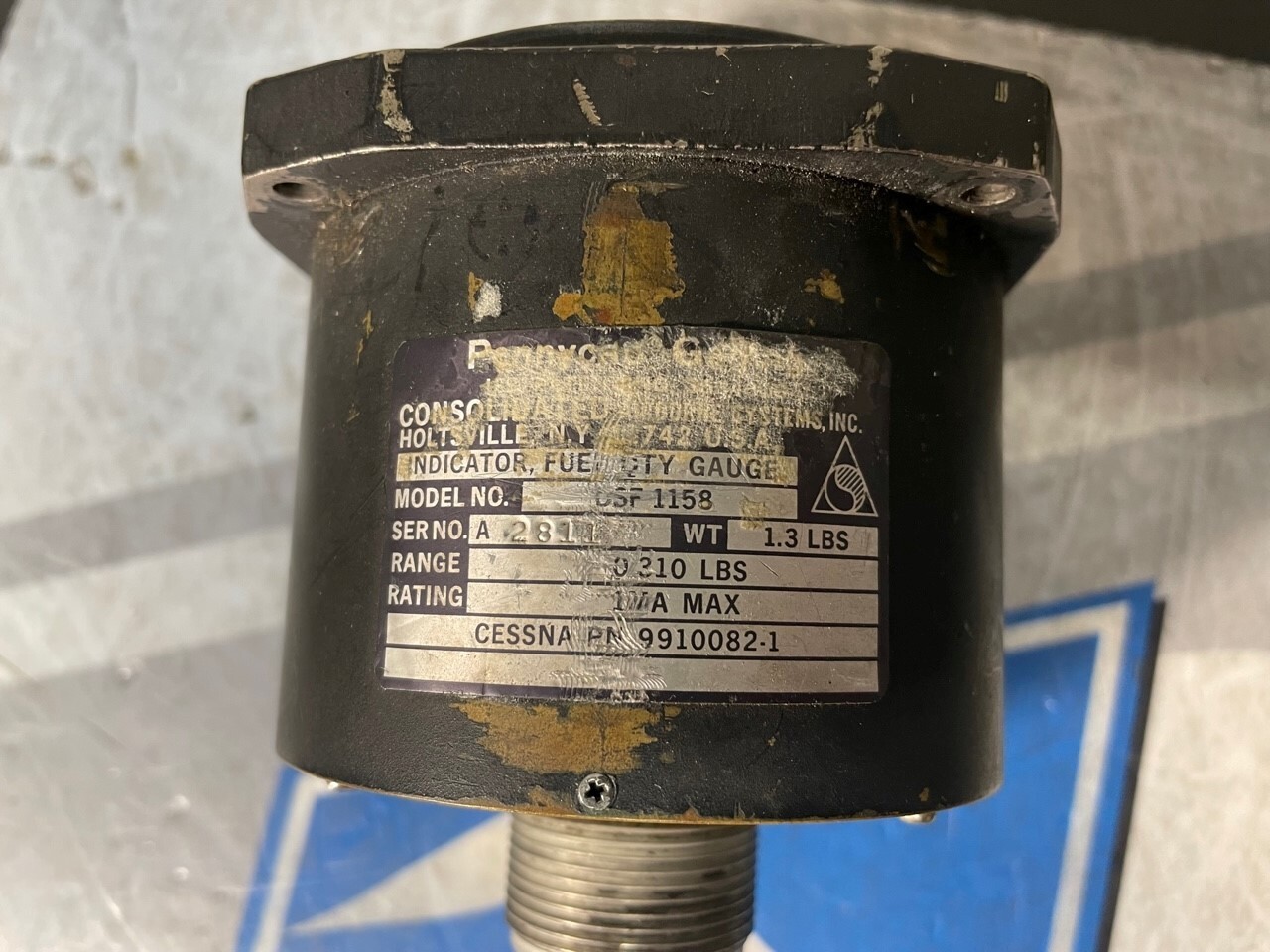 Fuel Quantity Indicator DSF1158 9910082-1 Removed Working