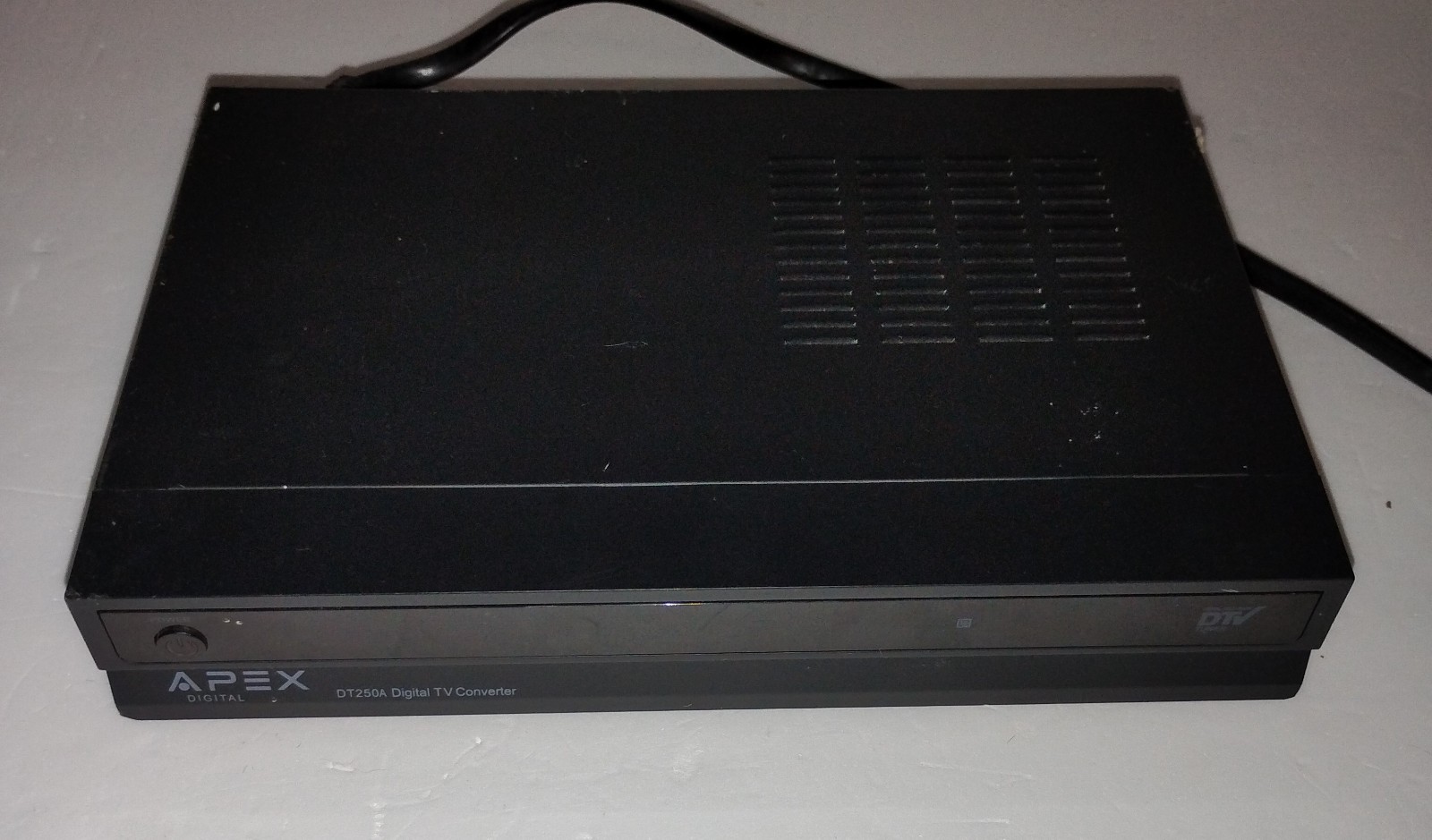 Apex DTV Digital To Analog Converter For TV ST250A No Remote Untested See Descri