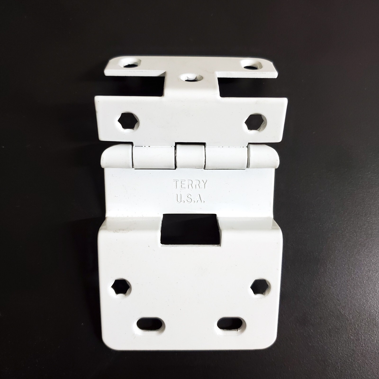 TERRY Hardware Institutional 5-Knuckle 2.75"H Hinge 0.75" Door Thickness White